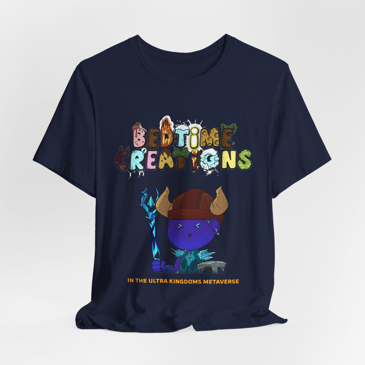 Bedtime Creations x Ultra Kingdoms Tee — Frostman Trident Warrior