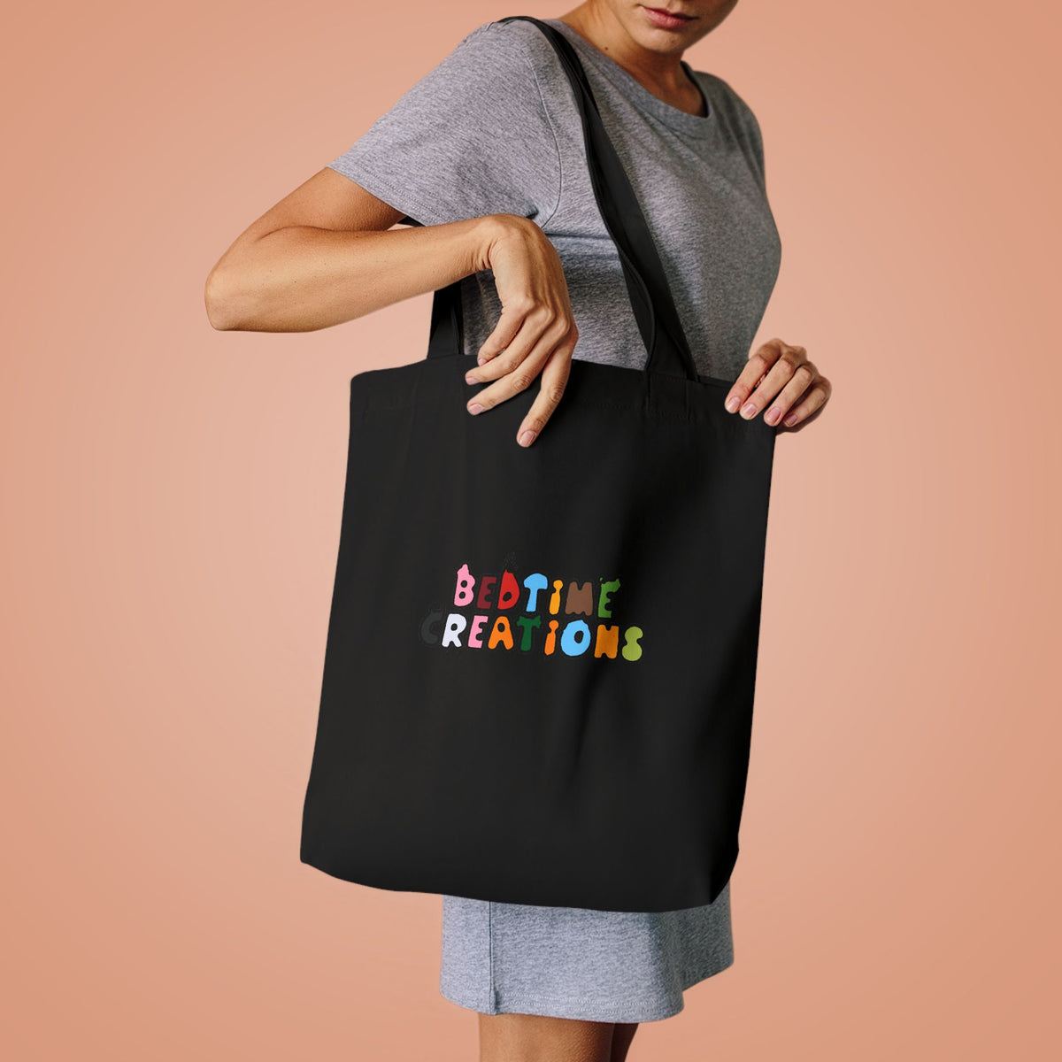 Bedtime Creations Cotton Tote Bag — Color Logo