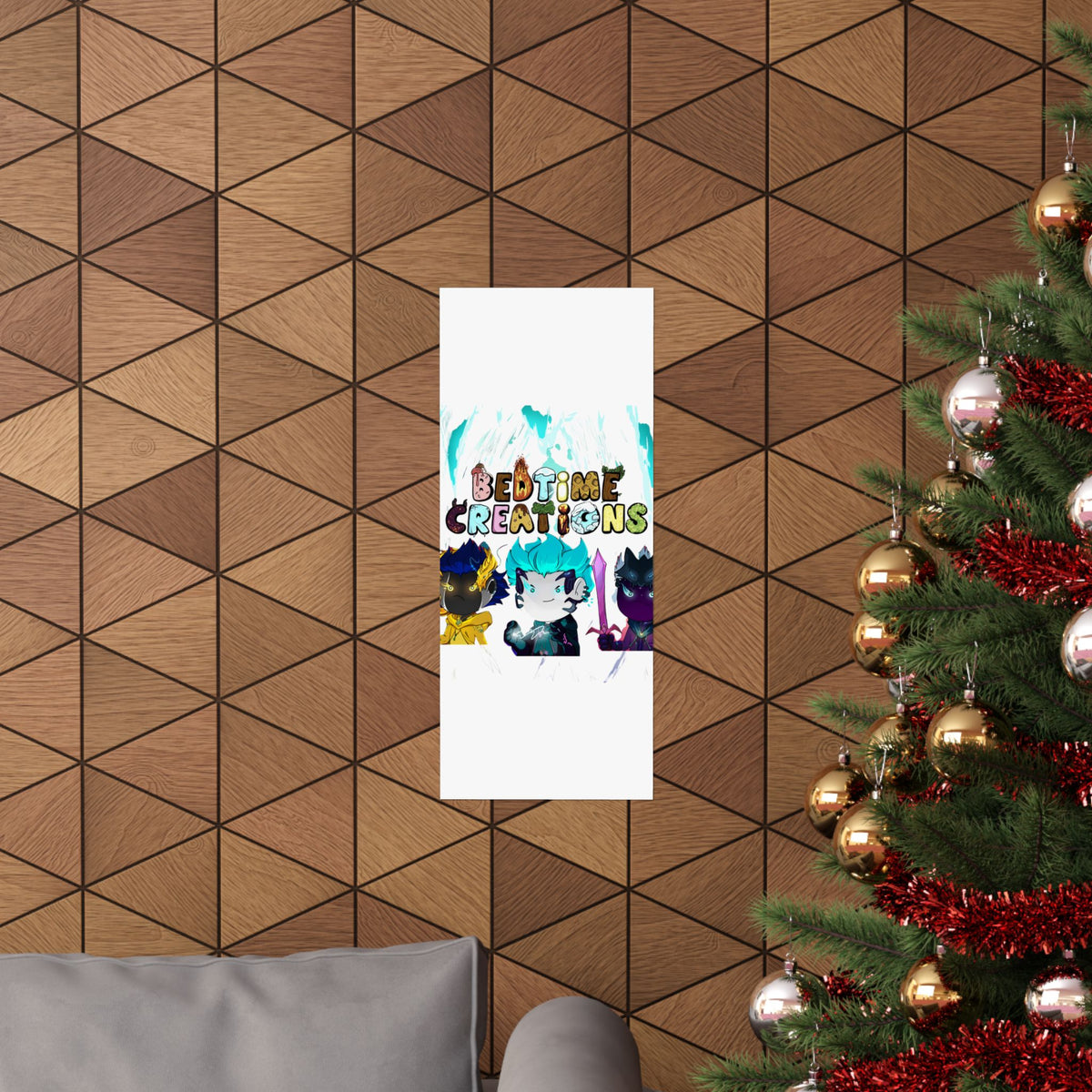 Bedtime Creations Poster — Chibi Fantasy Friends