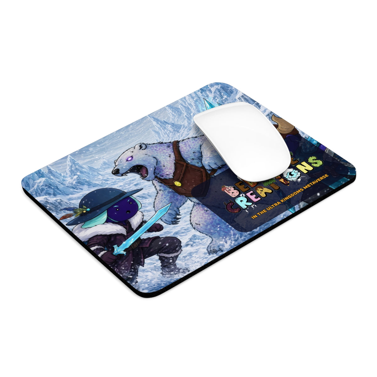 Bedtime Creations x Ultra Kingdoms Gaming Mouse Pad — Frostmen Battle
