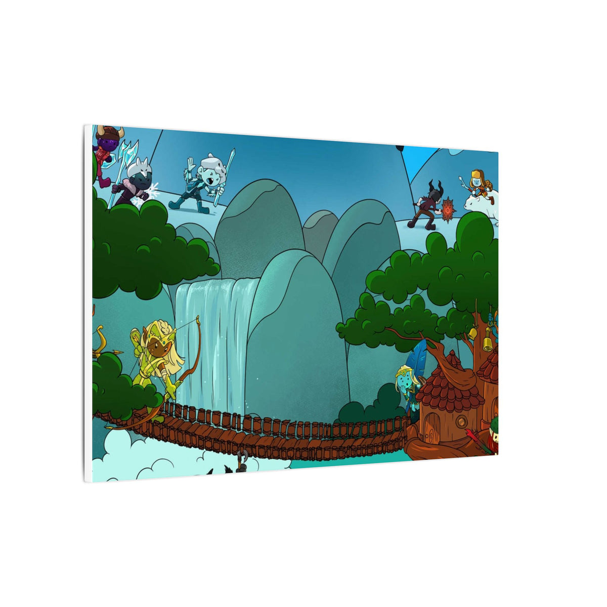 Bedtime Creations Canvas Wall Art — Woodlanders Valley