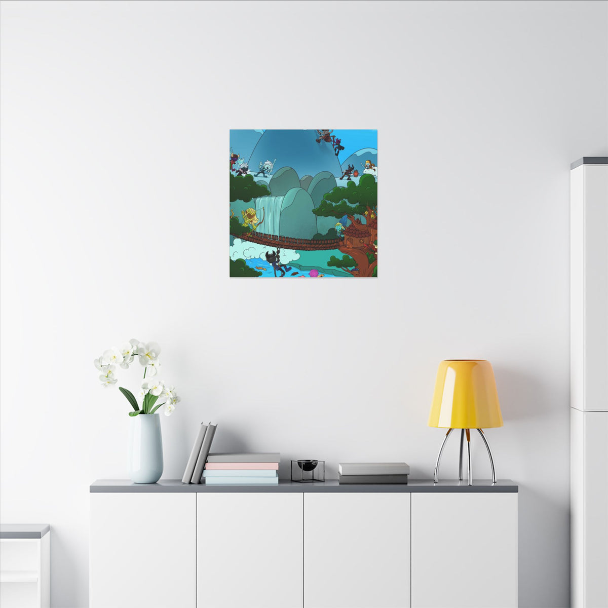 Bedtime Creations Canvas Wall Art — Woodlanders Valley