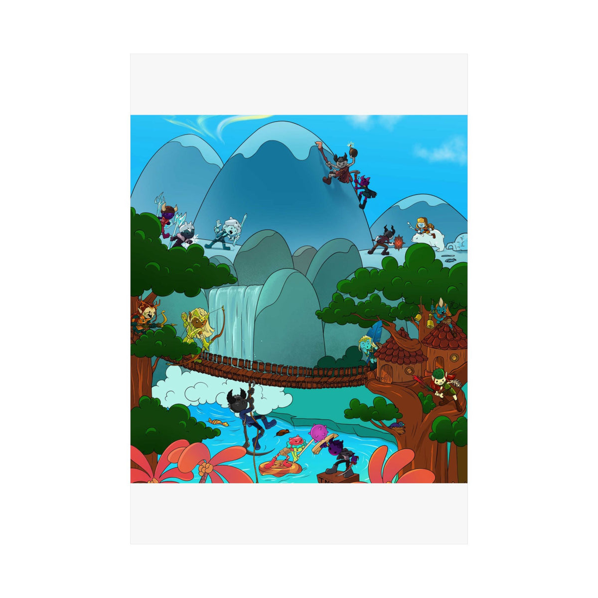 Bedtime Creations Poster — Woodlanders Valley