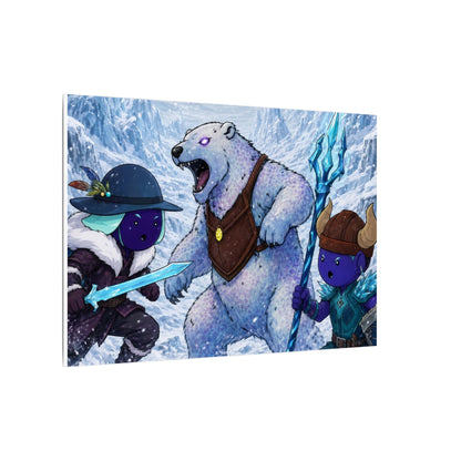 Bedtime Creations Canvas Wall Art — Frostmen vs. Polar Bear