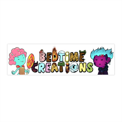 Bedtime Creations' Logo Bumper Sticker — Colorful Sticker for Kids, Cars & Laptops