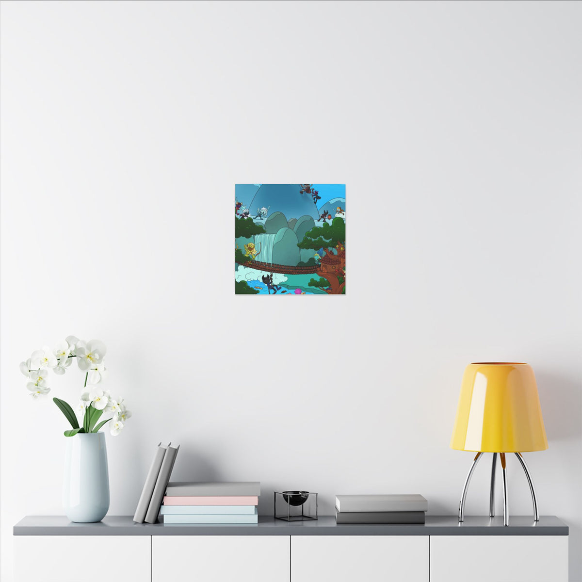 Bedtime Creations Canvas Wall Art — Woodlanders Valley