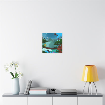 Bedtime Creations Canvas Wall Art — Woodlanders Valley