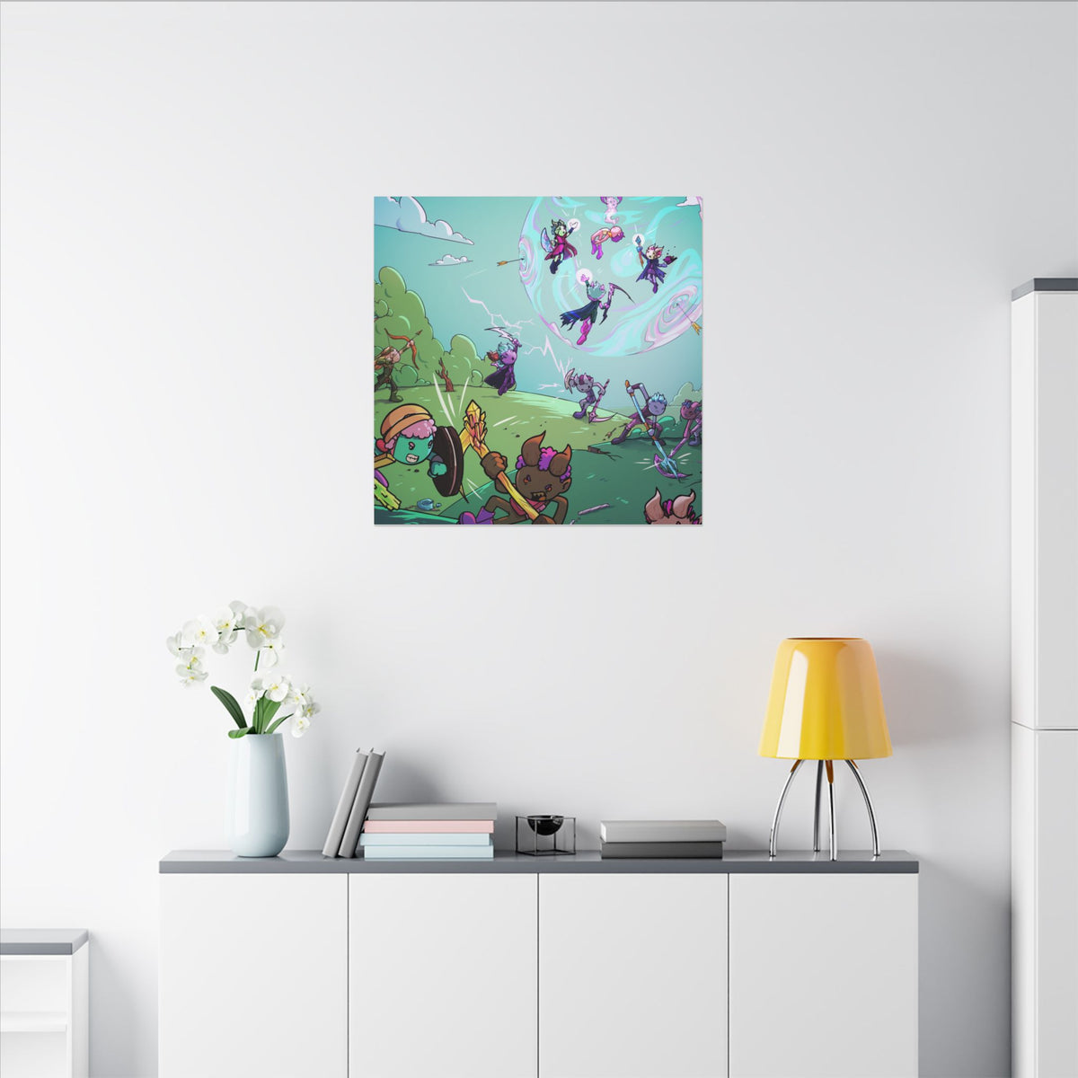 Bedtime Creations Canvas Wall Art — Battle of the Dream Realm