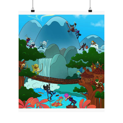 Bedtime Creations Poster — Woodlanders Valley