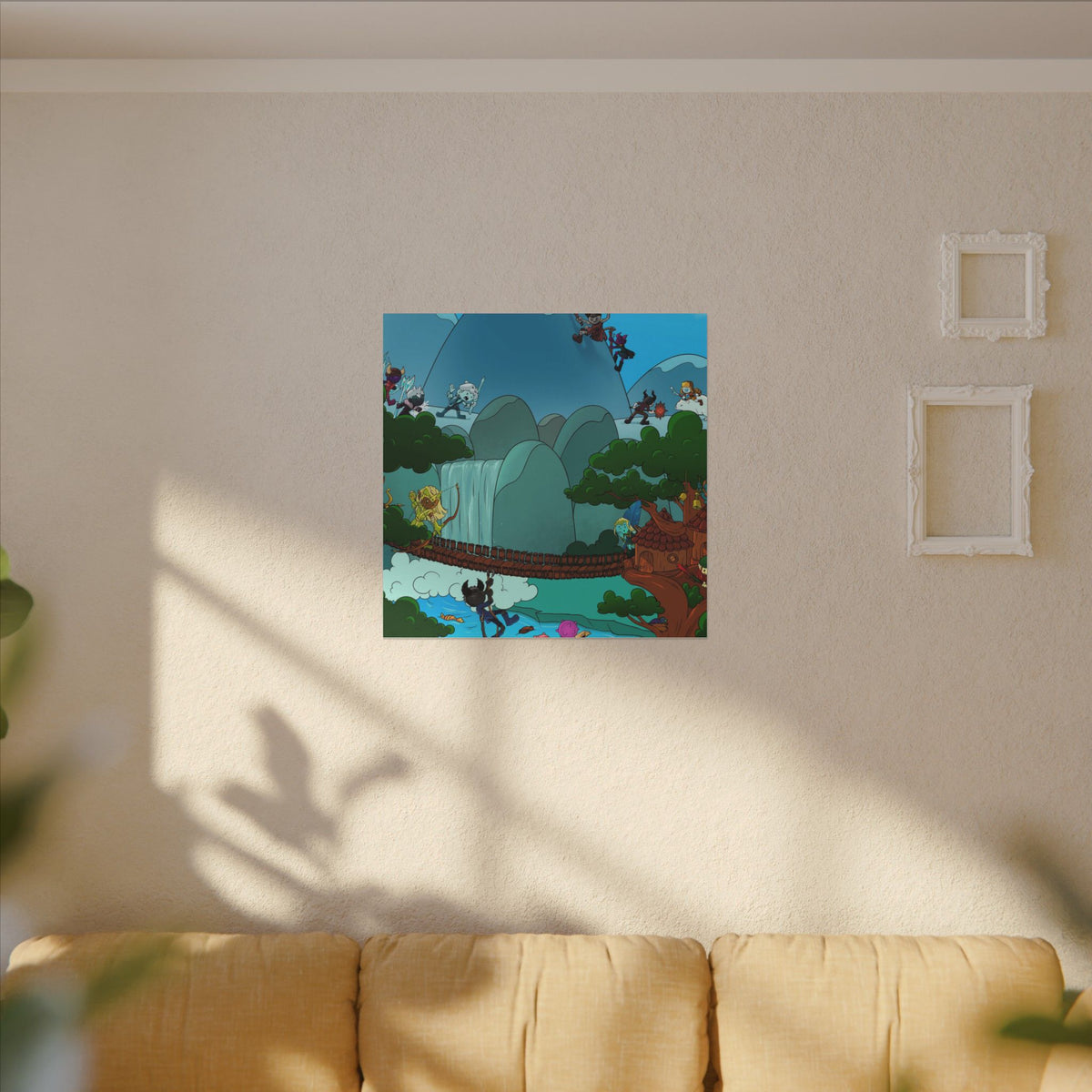 Bedtime Creations Canvas Wall Art — Woodlanders Valley