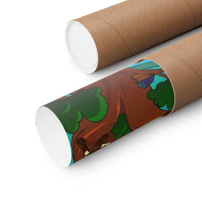 Bedtime Creations Poster — Woodlanders Valley