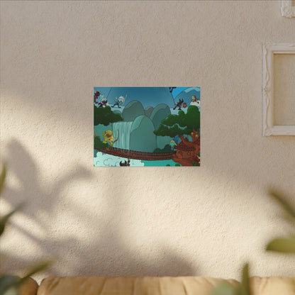 Bedtime Creations Canvas Wall Art — Woodlanders Valley
