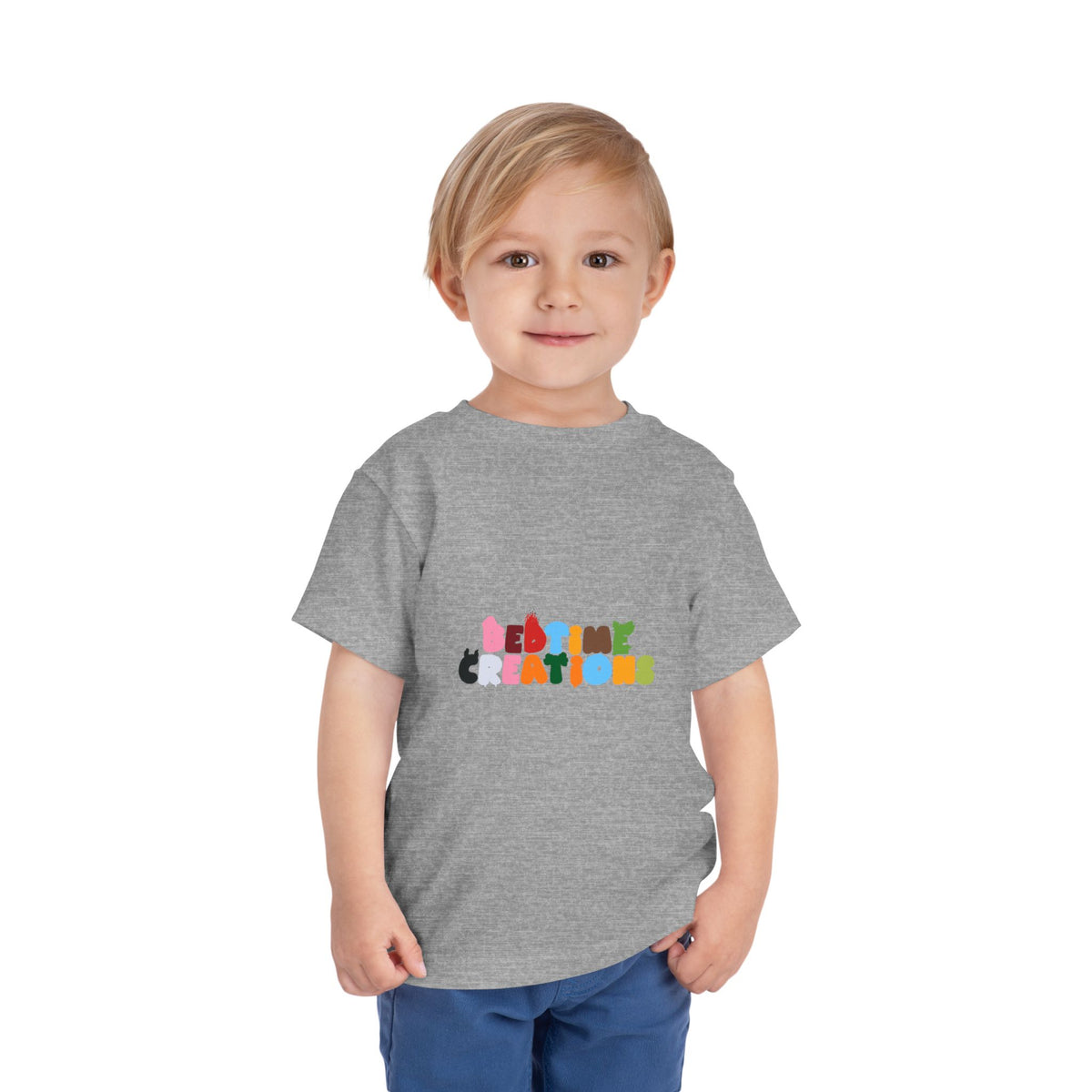 Bedtime Creations Toddler Tee — Rainbow Logo