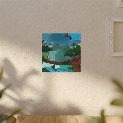 Bedtime Creations Canvas Wall Art — Woodlanders Valley