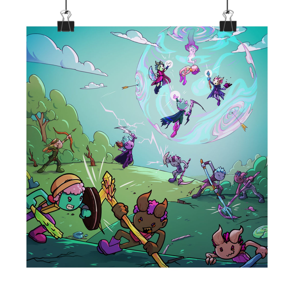 Bedtime Creations Kids Room Poster — Battle of the Dream Realm