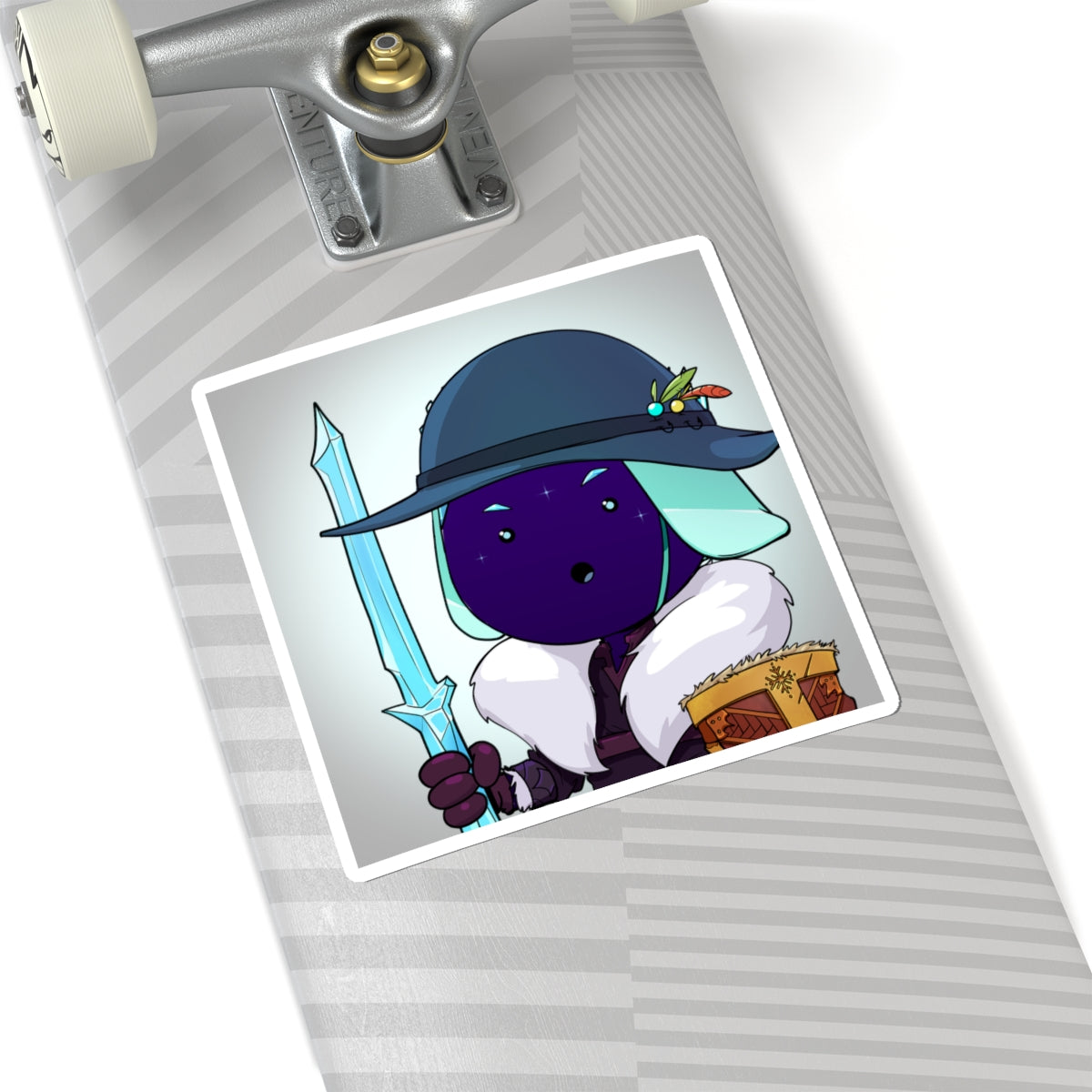 Bedtime Creations Kiss-Cut Sticker — Frostman Ice Swordsman