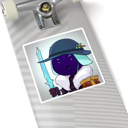 Bedtime Creations Kiss-Cut Sticker — Frostman Ice Swordsman