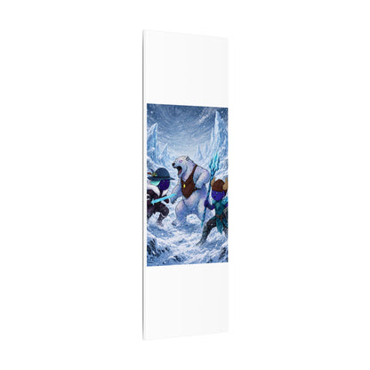 Bedtime Creations Canvas Wall Art — Frostmen vs. Polar Bear