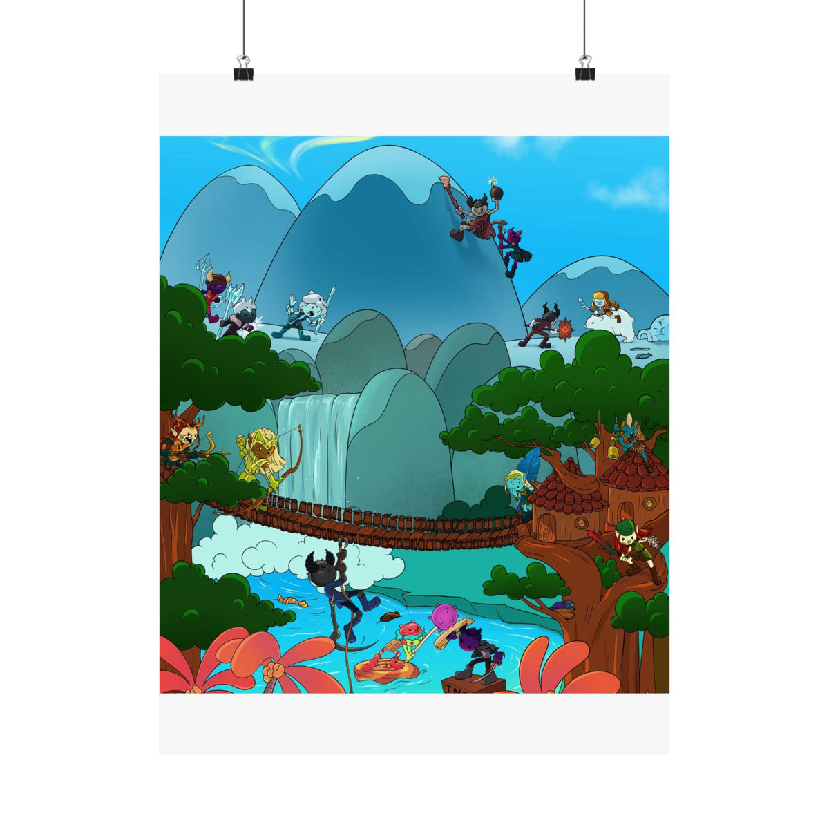 Bedtime Creations Poster — Woodlanders Valley