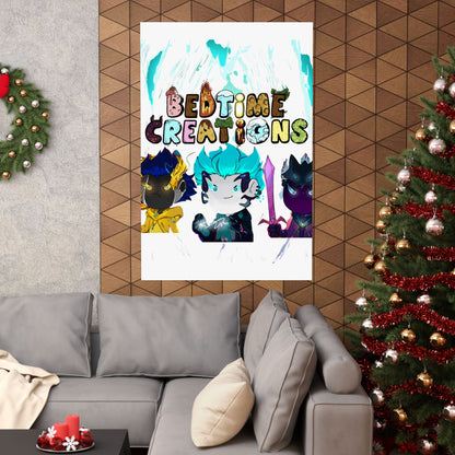 Bedtime Creations Poster — Chibi Fantasy Friends