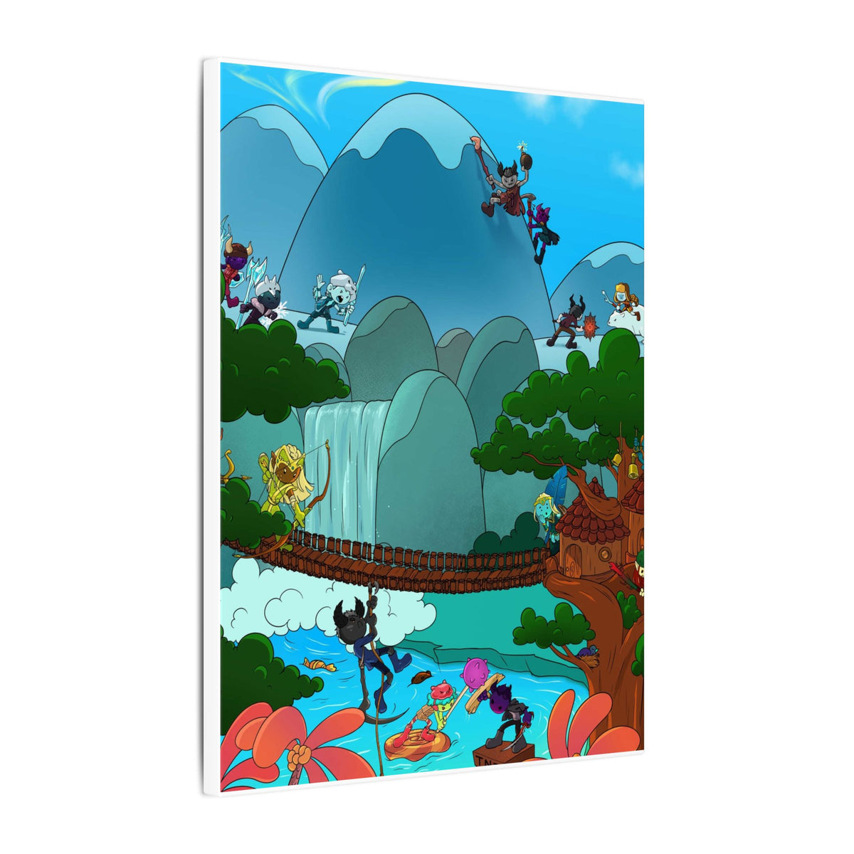Bedtime Creations Canvas Wall Art — Woodlanders Valley