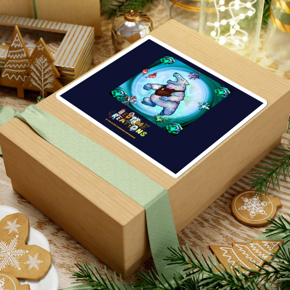 Bedtime Creations x Ultra Kingdoms Sticker — Crystal Polar Bear