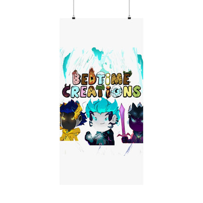 Bedtime Creations Poster — Chibi Fantasy Friends