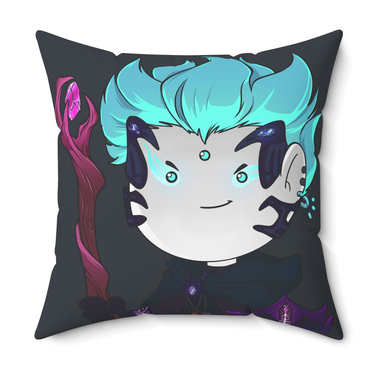 Bedtime Creations Throw Pillow — Mystic Portrait