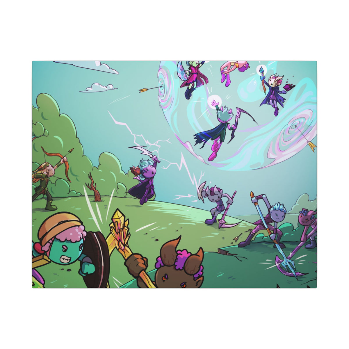 Bedtime Creations Canvas Wall Art — Battle of the Dream Realm