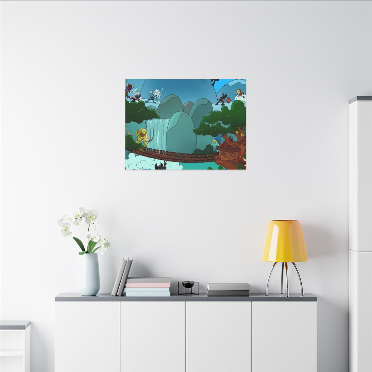 Bedtime Creations Canvas Wall Art — Woodlanders Valley