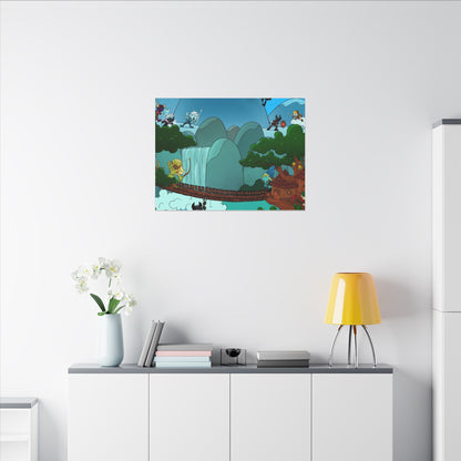 Bedtime Creations Canvas Wall Art — Woodlanders Valley