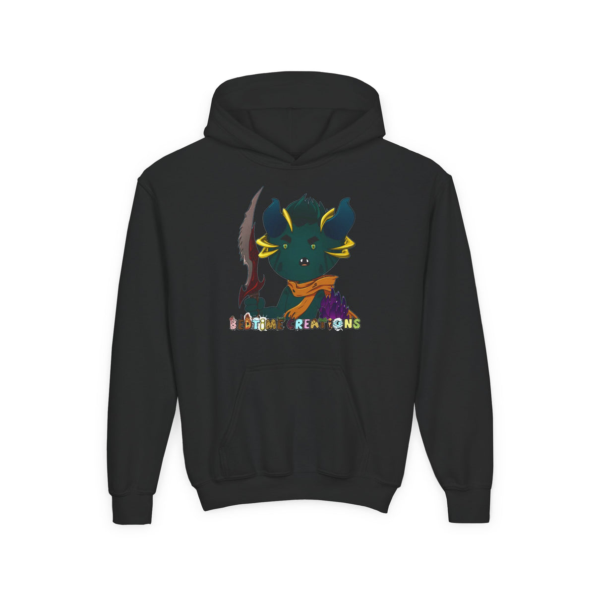 Bedtime Creations Youth Hoodie — Demon 1