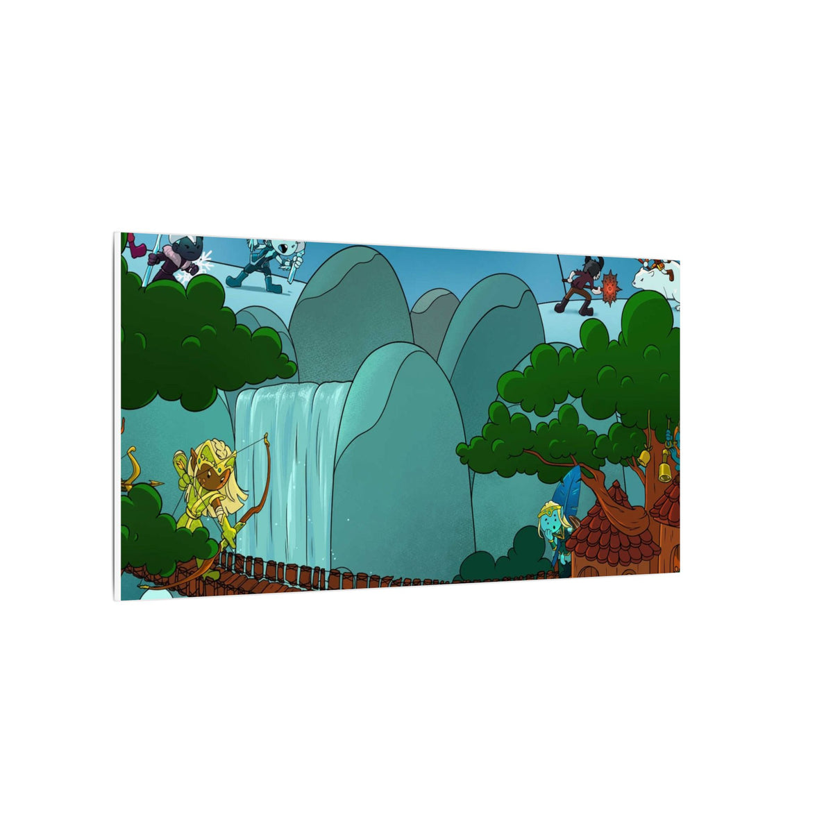 Bedtime Creations Canvas Wall Art — Woodlanders Valley