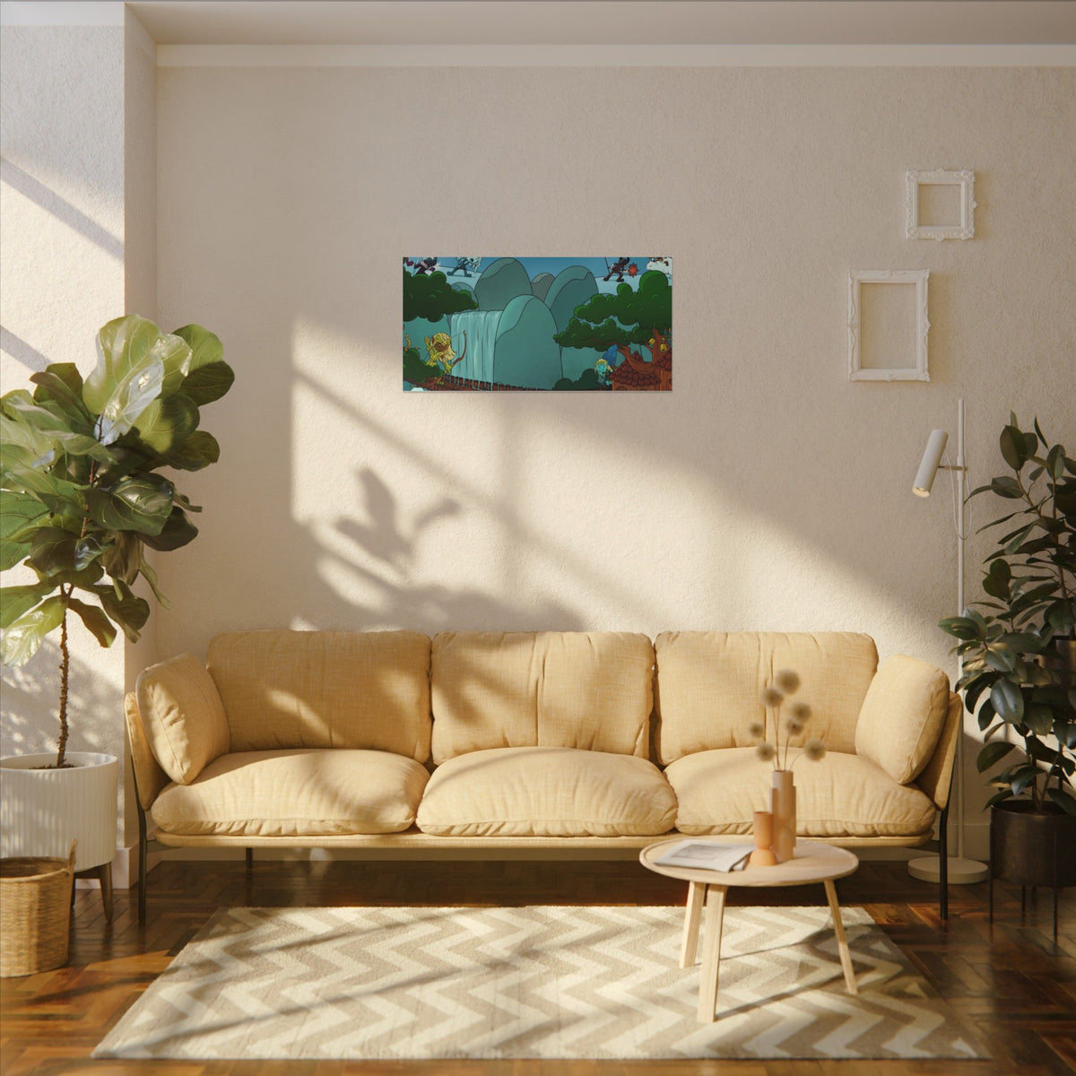 Bedtime Creations Canvas Wall Art — Woodlanders Valley