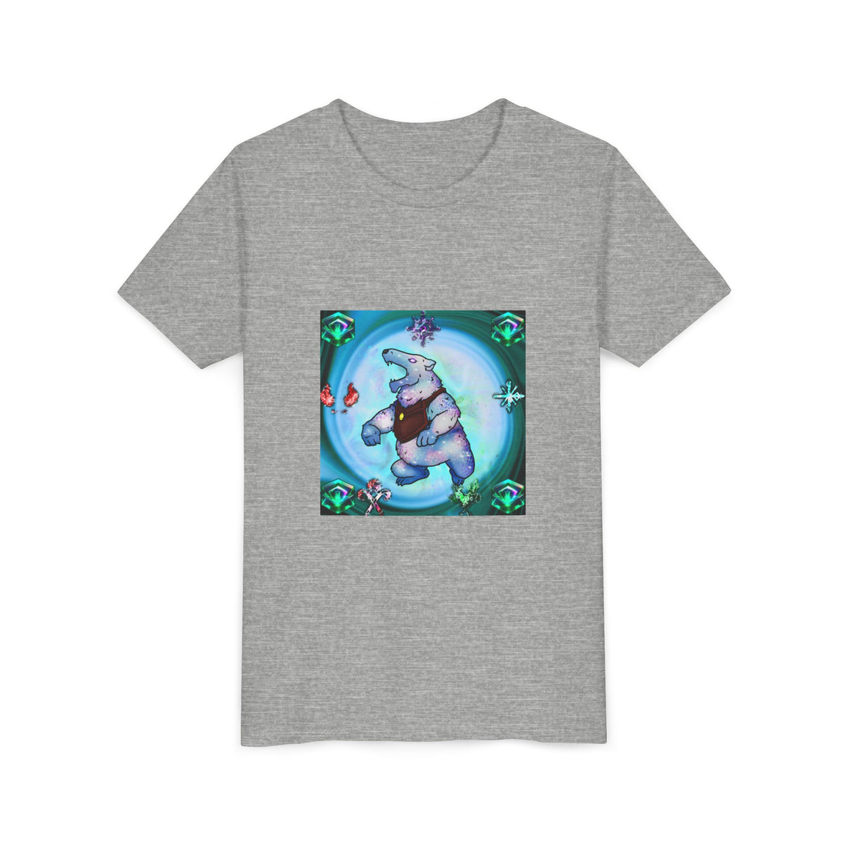 Bedtime Creations Youth Tee — Crystal Polar Bear