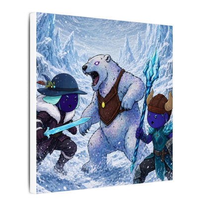 Bedtime Creations Canvas Wall Art — Frostmen vs. Polar Bear