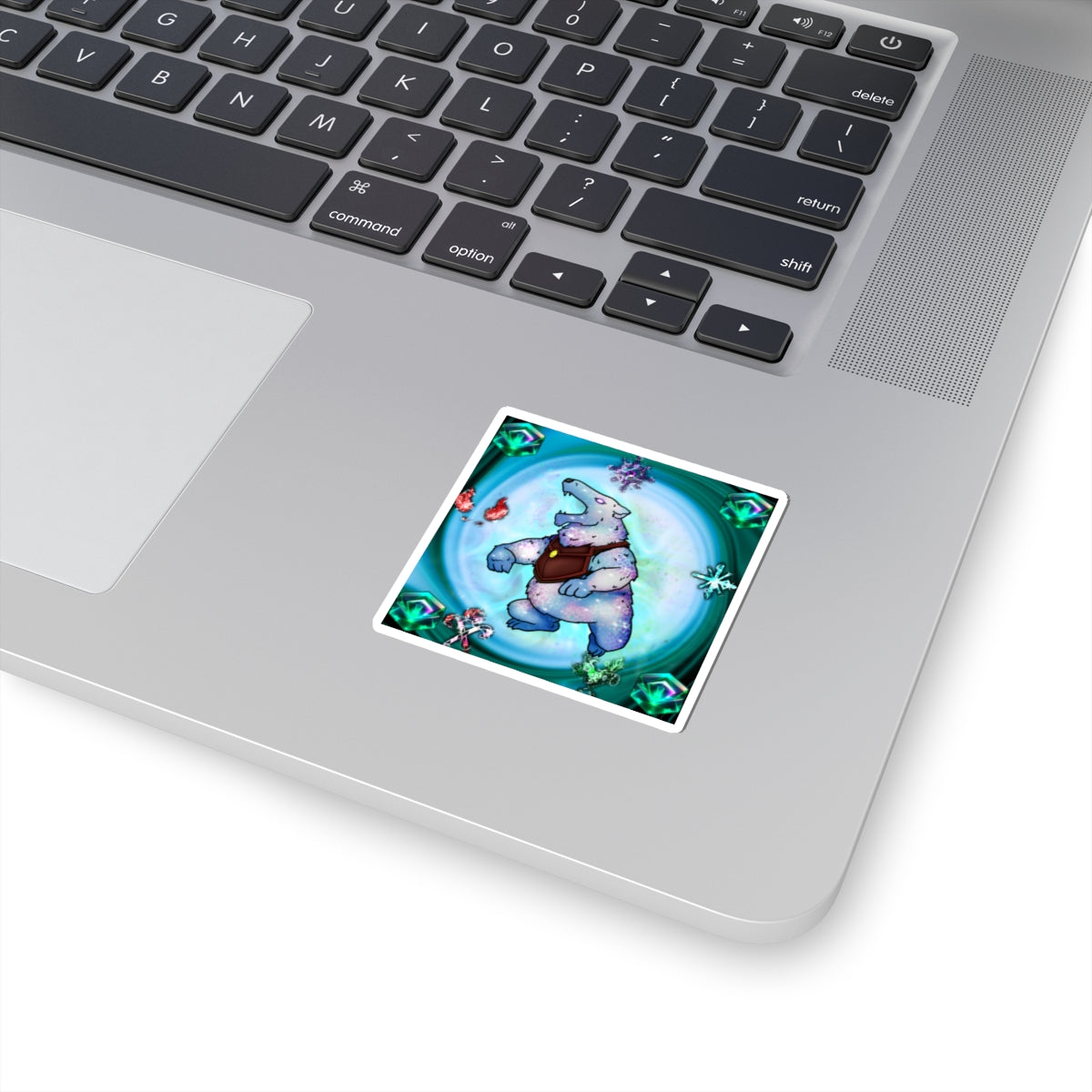 Bedtime Creations Kiss-Cut Sticker — Crystal Polar Bear
