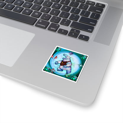 Bedtime Creations Kiss-Cut Sticker — Crystal Polar Bear