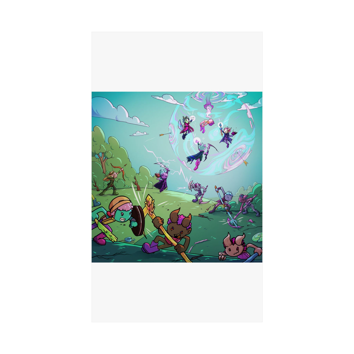 Bedtime Creations Kids Room Poster — Battle of the Dream Realm