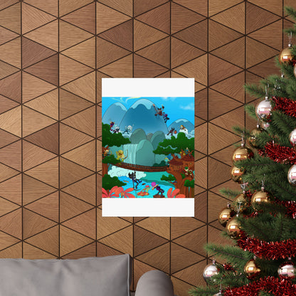 Bedtime Creations Poster — Woodlanders Valley