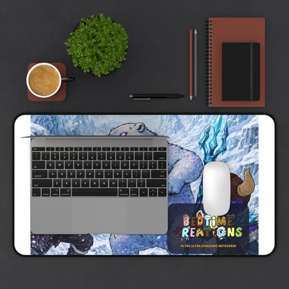 Bedtime Creations x Ultra Kingdoms Gaming Desk Mat — Frostmen Battle