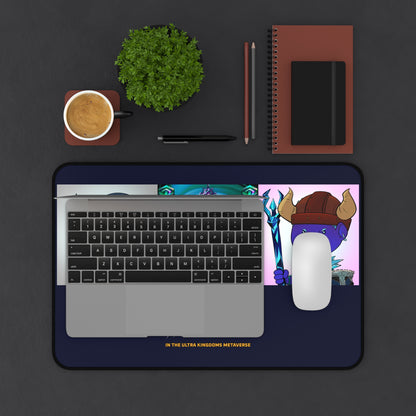 Bedtime Creations x Ultra Kingdoms Gaming Desk Mat — Frostmen & Polar Bear