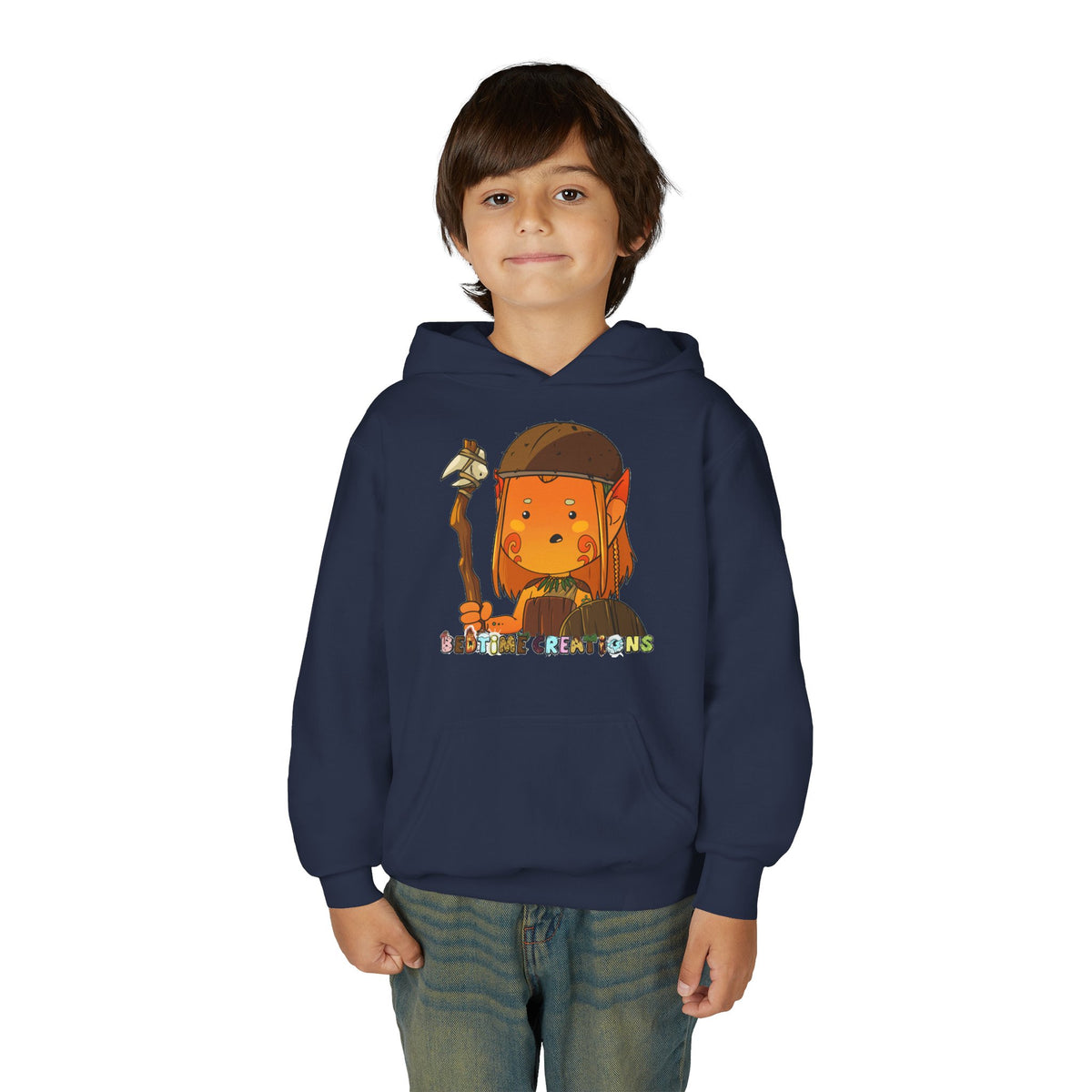 Bedtime Creations Youth Hoodie — Woodlanders 2