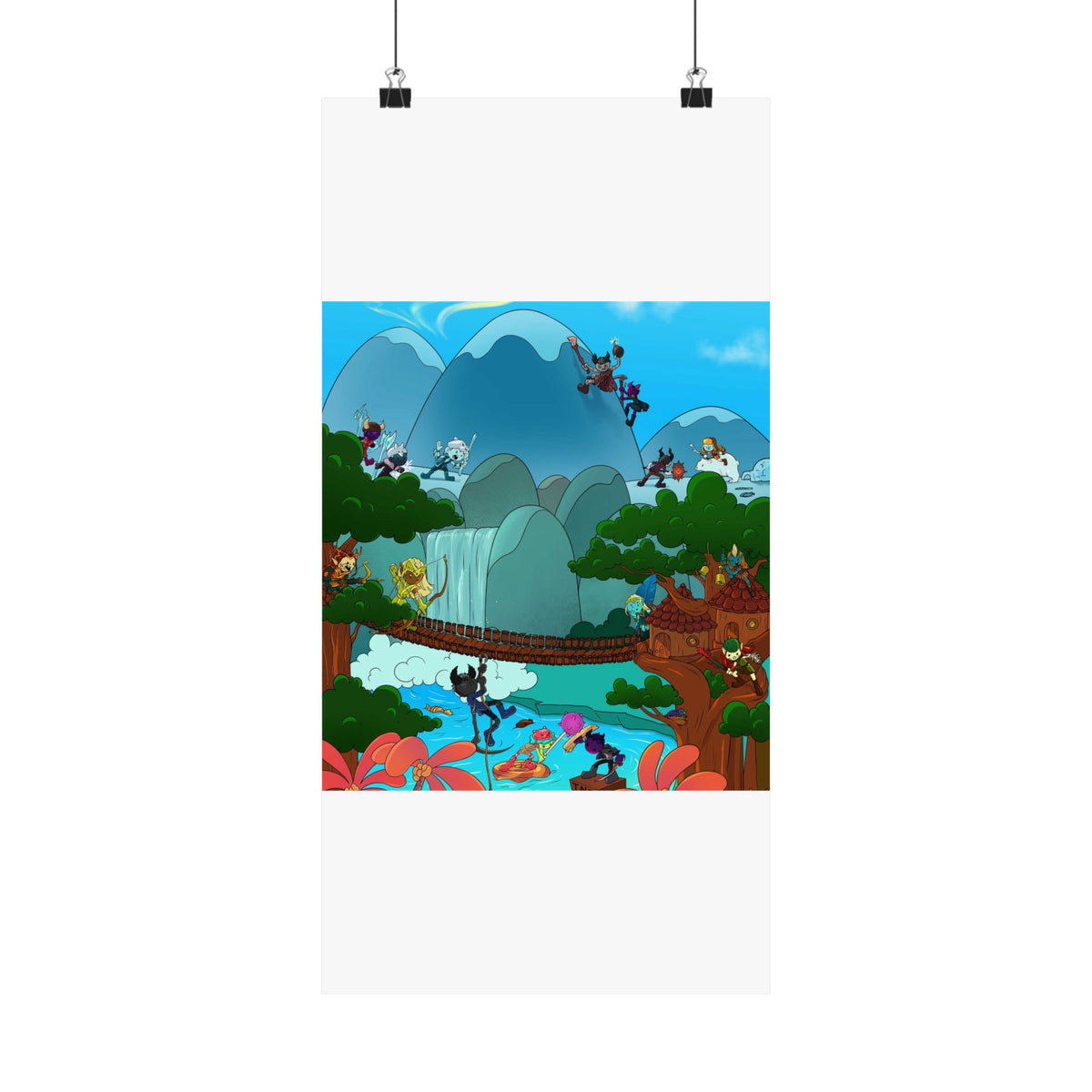 Bedtime Creations Poster — Woodlanders Valley