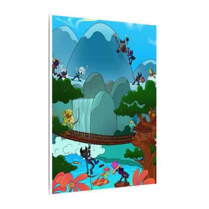 Bedtime Creations Canvas Wall Art — Woodlanders Valley