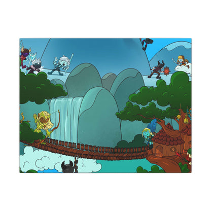 Bedtime Creations Canvas Wall Art — Woodlanders Valley