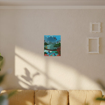 Bedtime Creations Canvas Wall Art — Woodlanders Valley