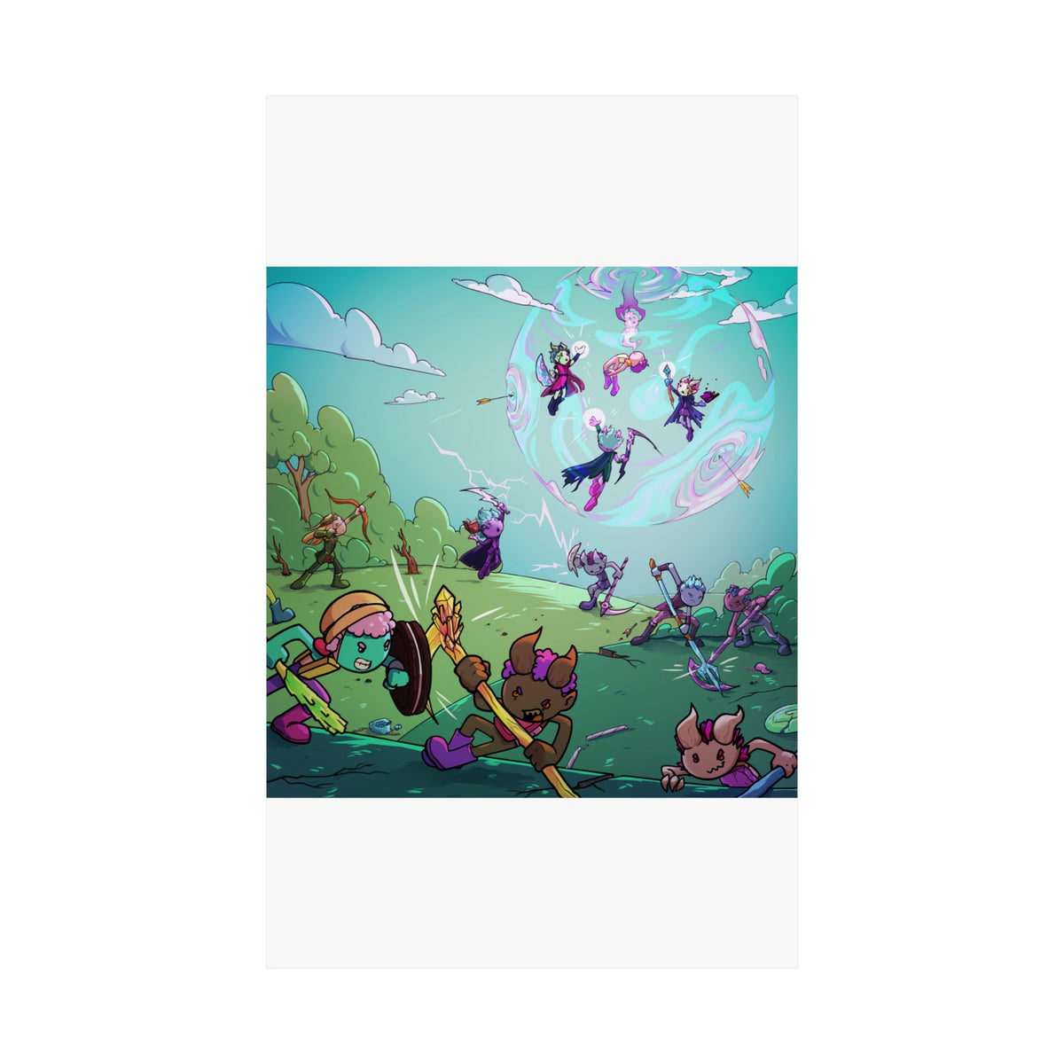 Bedtime Creations Kids Room Poster — Battle of the Dream Realm