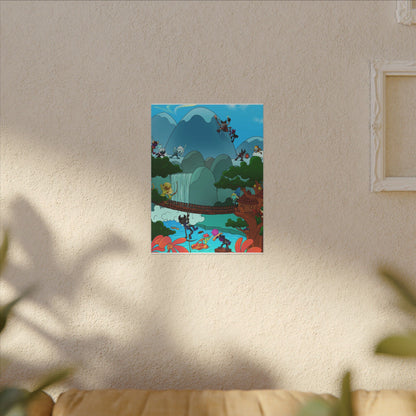 Bedtime Creations Canvas Wall Art — Woodlanders Valley