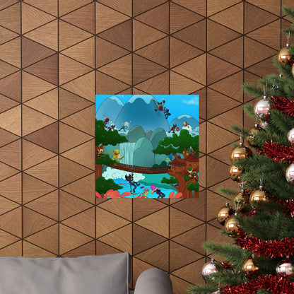 Bedtime Creations Poster — Woodlanders Valley